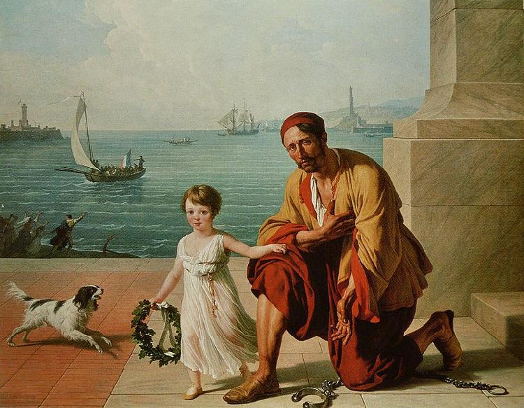 Francois-Andre Vincent Allegorie de la liberation des esclaves d Alger par Jerome Bonaparte china oil painting image